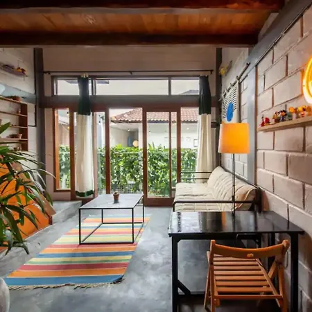Surf Loft With Private Kitchen And Shared Pool Canggu Exterior photo